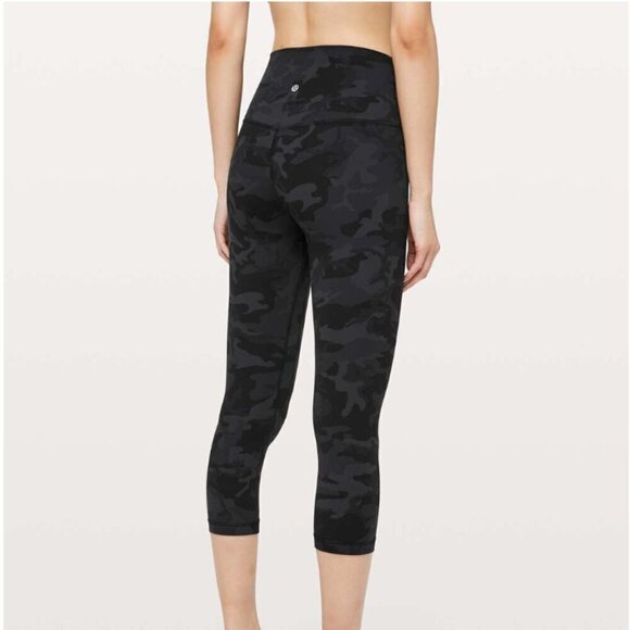 Lululemon Align Crop *21" Incognito Camo Multi Grey - Picture 5 of 5